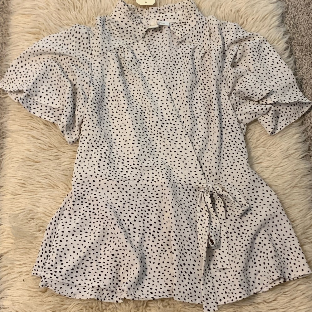 Faux wrap top